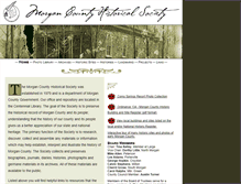 Tablet Screenshot of morganhistoricalsociety.com